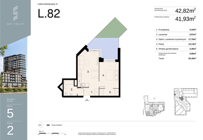 Mieszkanie w inwestycji: Sky Trust etap II - Apartamenty inwestycyjne