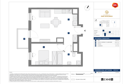 Mieszkanie w inwestycji: Apartamenty Park Matecznego Etap 1