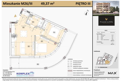 Mieszkanie w inwestycji: Przystań na Klifie