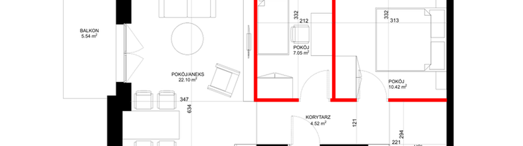 Mieszkanie w inwestycji: INSPIRE ETAP V – bud. F, G