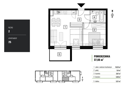 Mieszkanie w inwestycji: Zielony Horyzont II