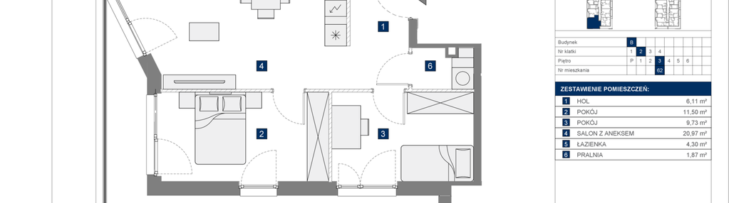 Mieszkanie w inwestycji: Osiedle przy Wielickiej etap 1.2