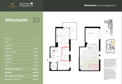 Mieszkanie w inwestycji: Stawowa Residence - etap V