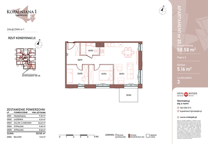 Mieszkanie w inwestycji: Kopalniana