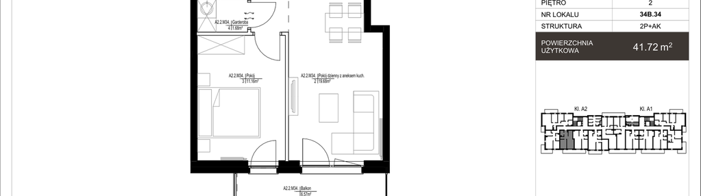 Mieszkanie w inwestycji: Osiedle Konopnickiej etap II