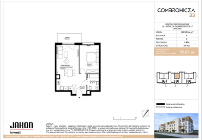 Mieszkanie w inwestycji: Gombrowicza 33