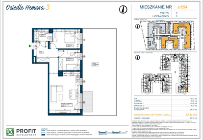 Mieszkanie w inwestycji: Osiedle Hemara - etap III bud. 2 i 3