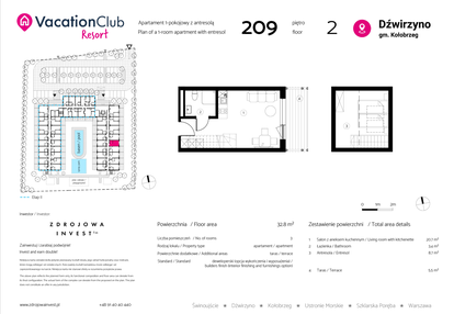 Mieszkanie w inwestycji: VacationClub Resort