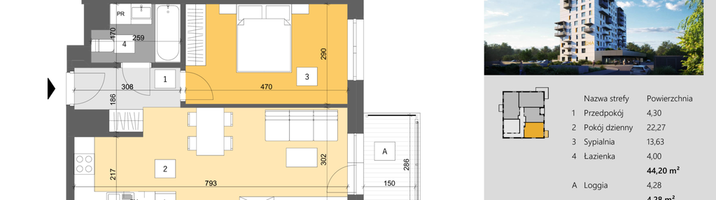 Mieszkanie w inwestycji: Dworzysko Park - Etap III
