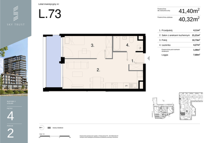 Mieszkanie w inwestycji: Sky Trust etap II - Apartamenty inwestycyjne