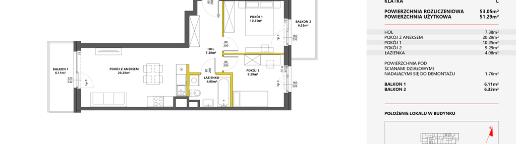 Mieszkanie w inwestycji: Metro Art 11