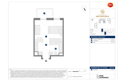 Mieszkanie w inwestycji: Apartamenty Park Matecznego Etap 1