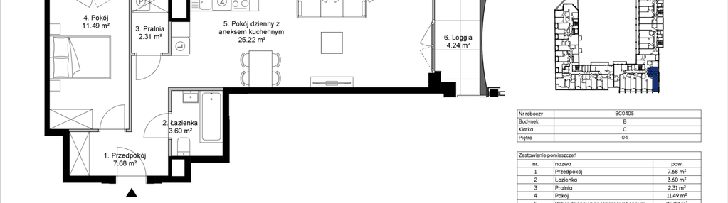 Mieszkanie w inwestycji: Awangarda Mogilska