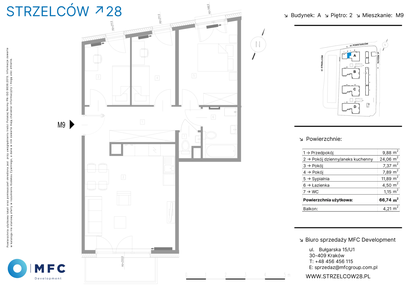 Mieszkanie w inwestycji: Strzelców 28