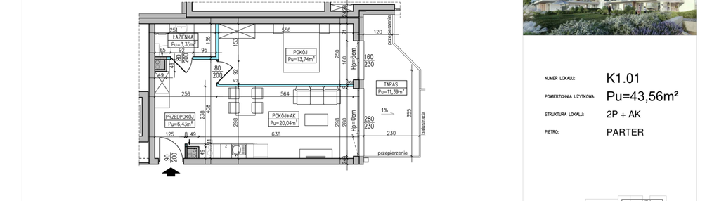 Mieszkanie w inwestycji: Apartamenty Gdańska 28