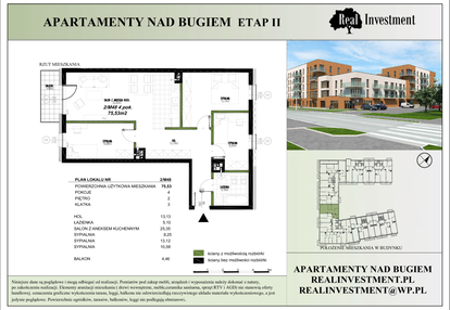Mieszkanie w inwestycji: Apartamenty nad Bugiem - etap II