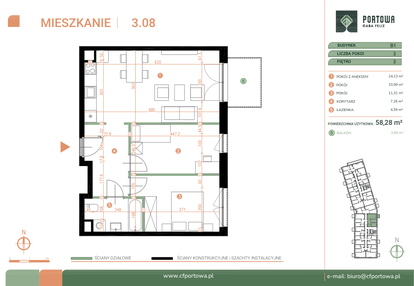 Mieszkanie w inwestycji: Casa Feliz Portowa II