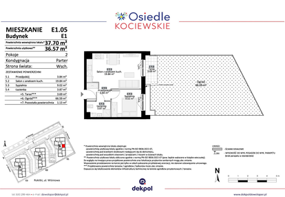 Mieszkanie w inwestycji: Osiedle Kociewskie bud. E