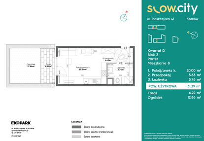 Mieszkanie w inwestycji: Slow City etap D