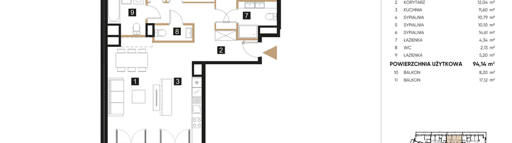 Mieszkanie w inwestycji: Konwiktorska Residence