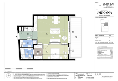 Mieszkanie w inwestycji: Apartamenty Orkana