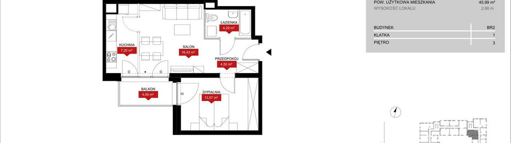 Mieszkanie w inwestycji: Browary Wrocławskie 2