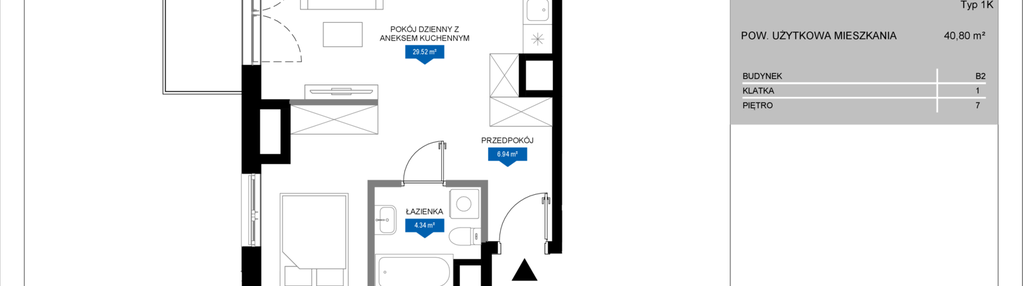 Mieszkanie w inwestycji: Flow - bud. B2 A i bud. B2 B