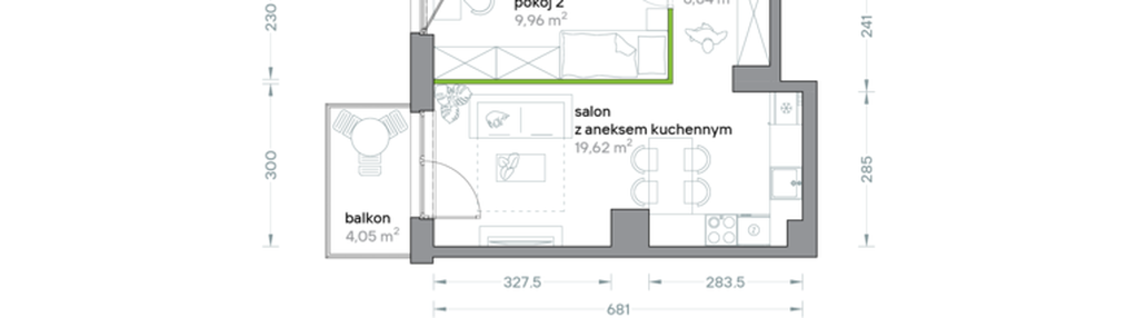 Mieszkanie w inwestycji: Podhalańska Vita