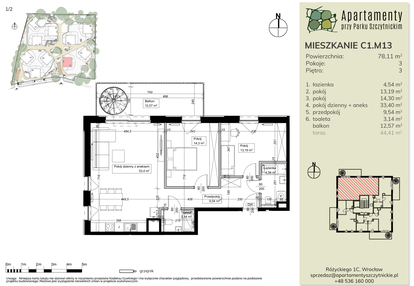 Mieszkanie w inwestycji: Apartamenty przy Parku Szczytnickim