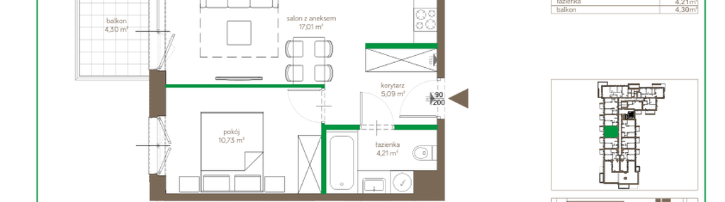 Mieszkanie w inwestycji: Ostródzka 123 - II etap