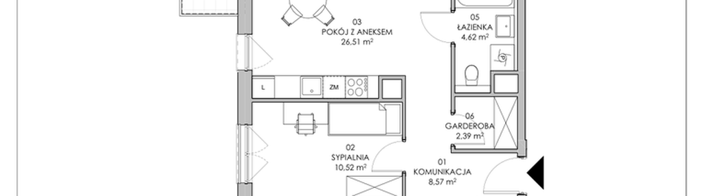 Mieszkanie w inwestycji: Skwer Harmonia II