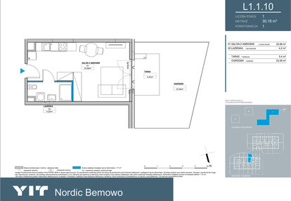 Mieszkanie w inwestycji: Nordic Bemowo - etap III