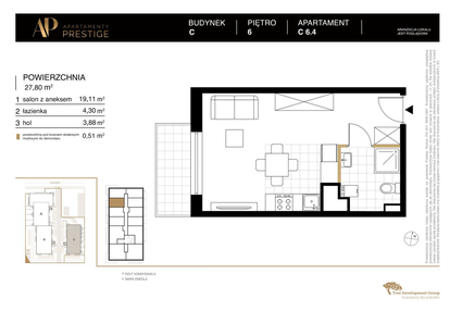 Mieszkanie w inwestycji: Apartamenty Prestige etap 2