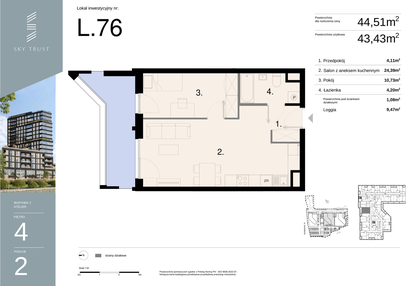 Mieszkanie w inwestycji: Sky Trust etap II - Apartamenty inwestycyjne