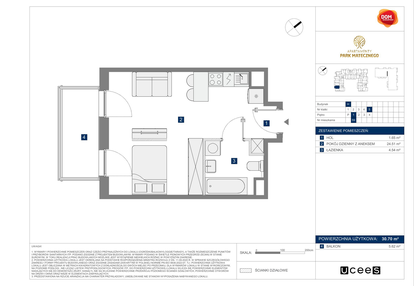 Mieszkanie w inwestycji: Apartamenty Park Matecznego Etap 2.2