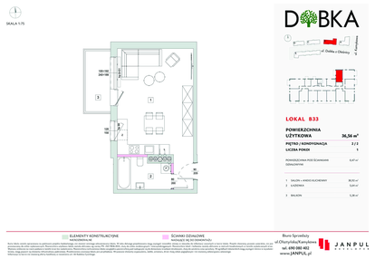 Mieszkanie w inwestycji: Dobka