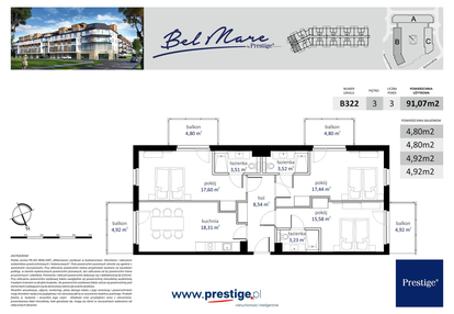 Mieszkanie w inwestycji: Bel Mare (Międzyzdroje)