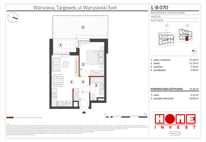Mieszkanie w inwestycji: Warszawski Świt etap XII
