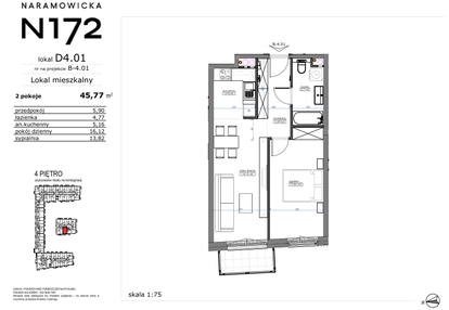 Mieszkanie w inwestycji: Naramowicka 172