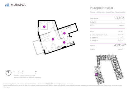 Mieszkanie w inwestycji: Murapol Havelia