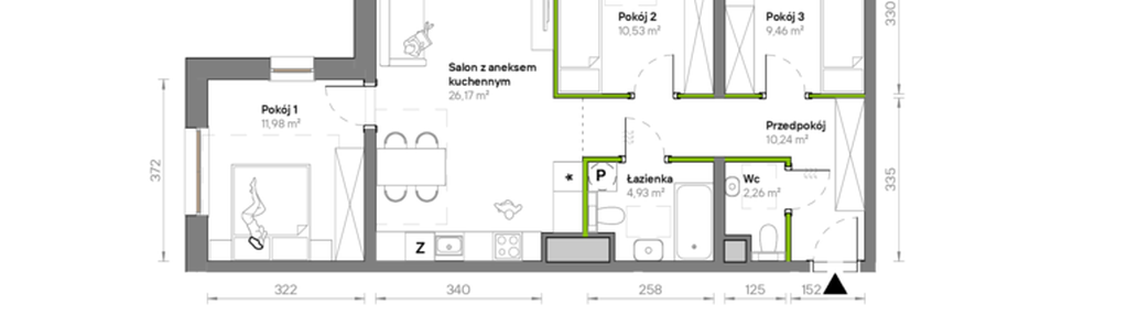 Mieszkanie w inwestycji: Żywiecka Vita