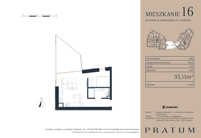 Mieszkanie w inwestycji: PRATUM APARTAMENTY ETAP I