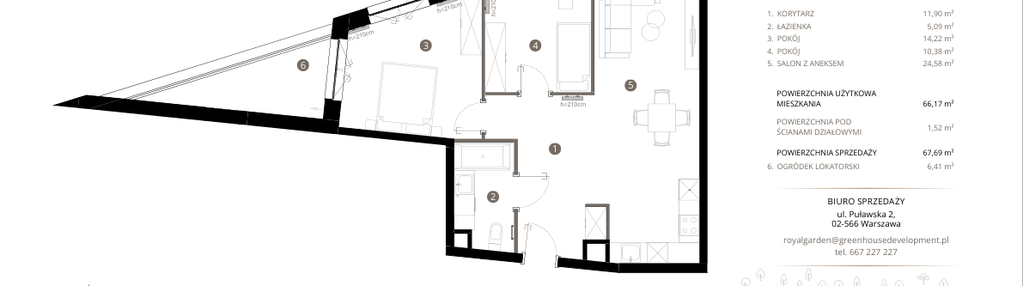 Mieszkanie w inwestycji: Royal Garden Wilanów