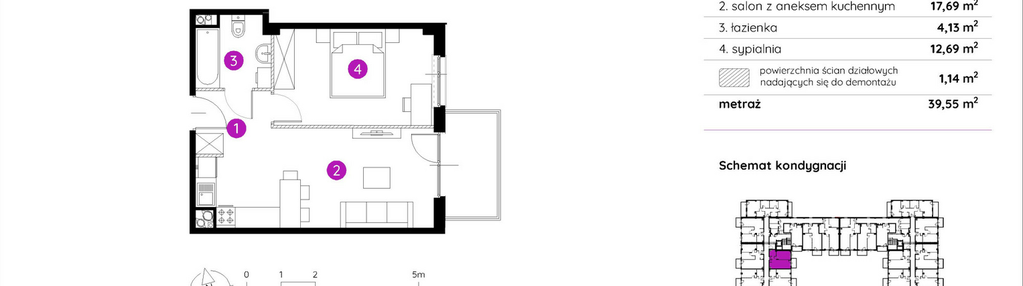 Mieszkanie w inwestycji: Murapol Apartamenty na Wzgórzu - bud. 4 i 5