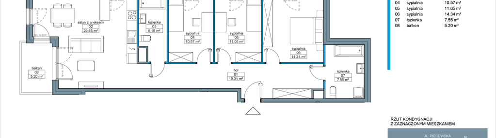 Mieszkanie w inwestycji: Rakoczego 17