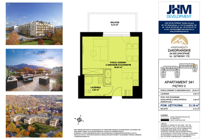 Mieszkanie w inwestycji: Apartamenty Zakopiańskie