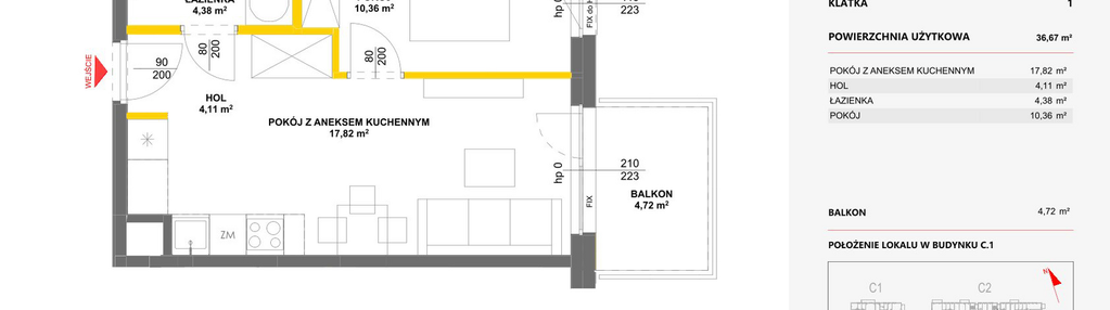 Mieszkanie w inwestycji: Miasteczko Julianów etap 2