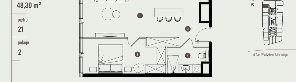 Mieszkanie w inwestycji: Quorum Tower