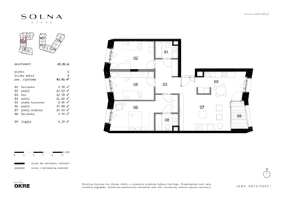 Mieszkanie w inwestycji: Solna 6