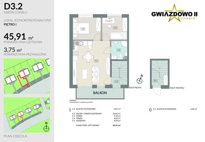 Mieszkanie w inwestycji: Gwiazdowo II